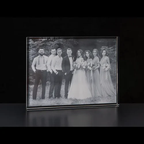 12.5cm x 17.5cm Optical Crystal Rectangle Award H or V